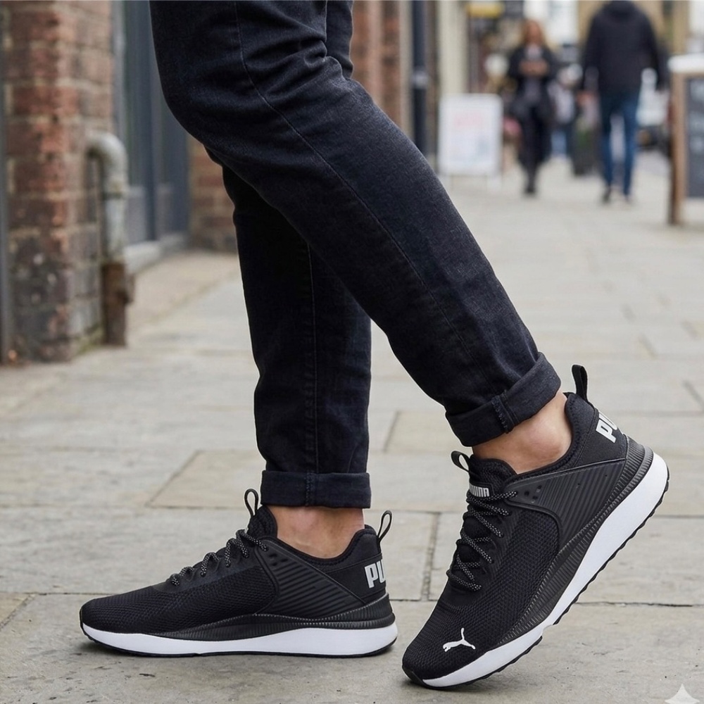 PUMA Men's Size 13 Sneakers Runner Activewear Shoes Breathable Athletic Black